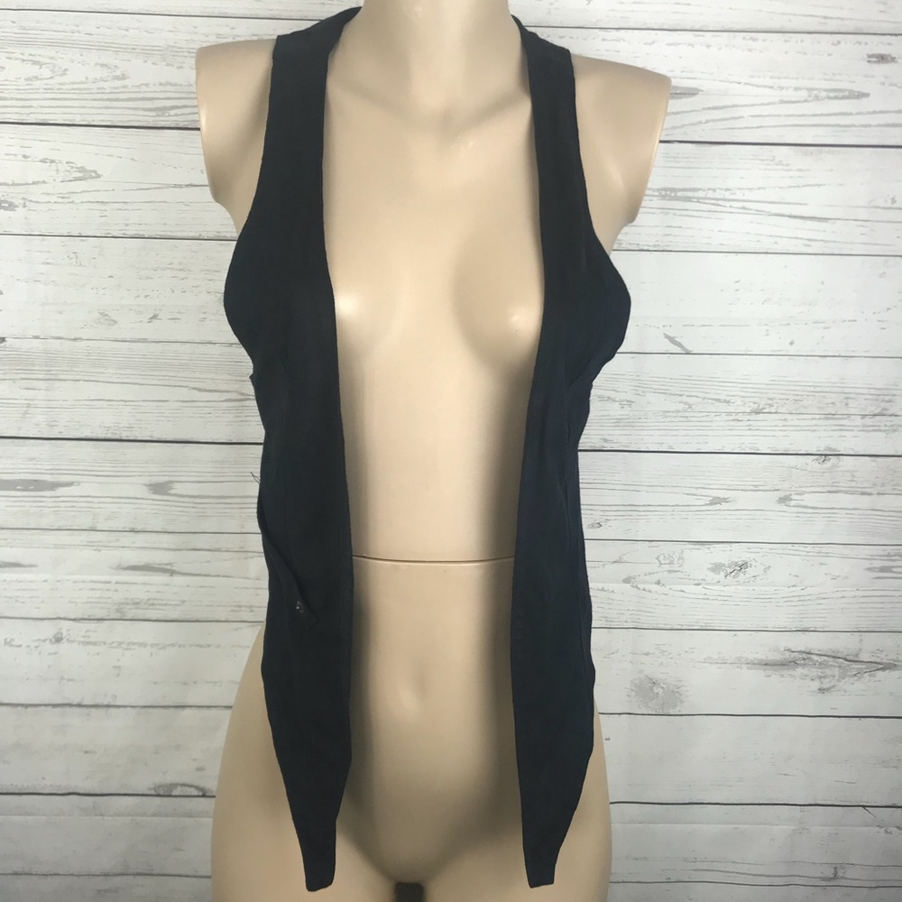 Zara Faux Suede Vest size Large